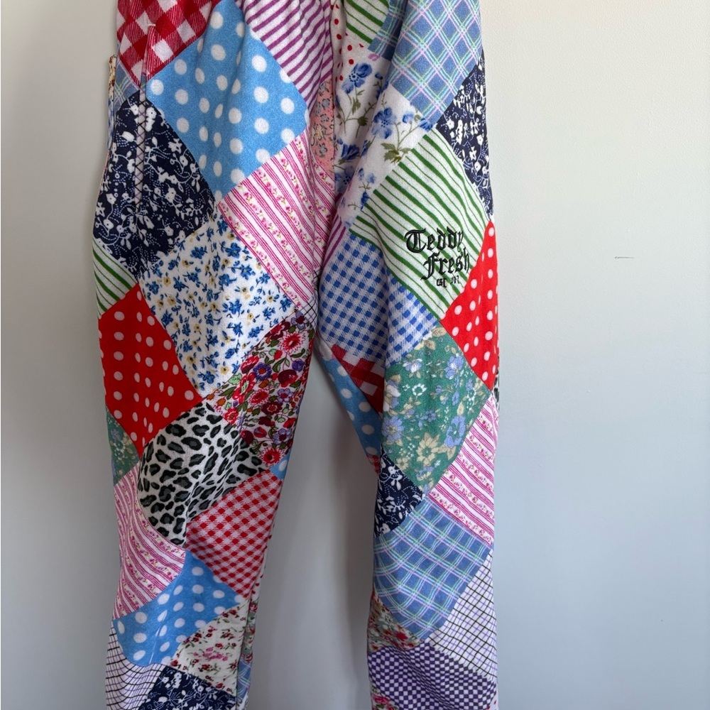 Teddy Fresh Multicolor Patchwork Pants - Picture 5 of 8
